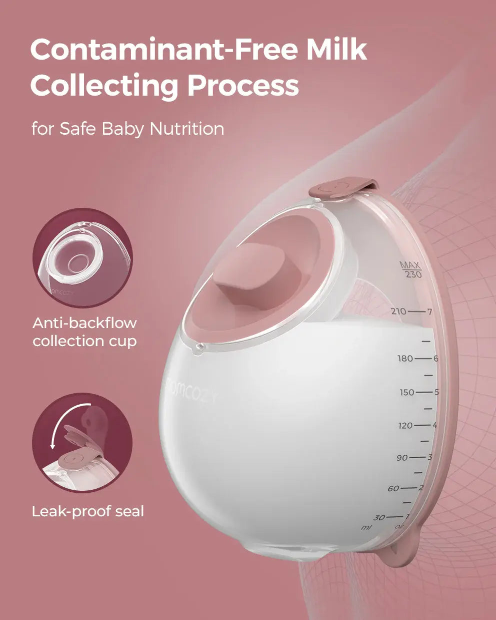 Momcozy V1 Pro Hospital-Grade Wearable Breast Pump - view 8