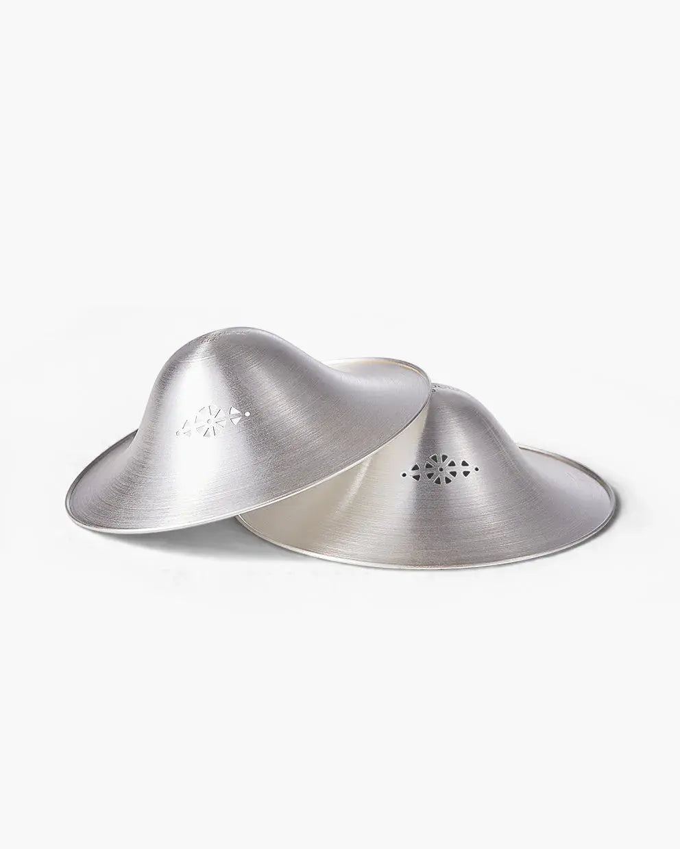 Momcozy 999 Silver Nipple Shields, Perforated - view 2