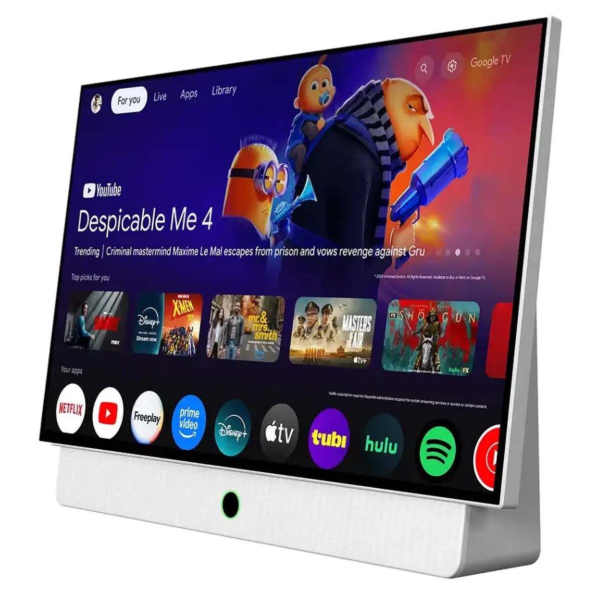 Powerology Portable Smart TV, White