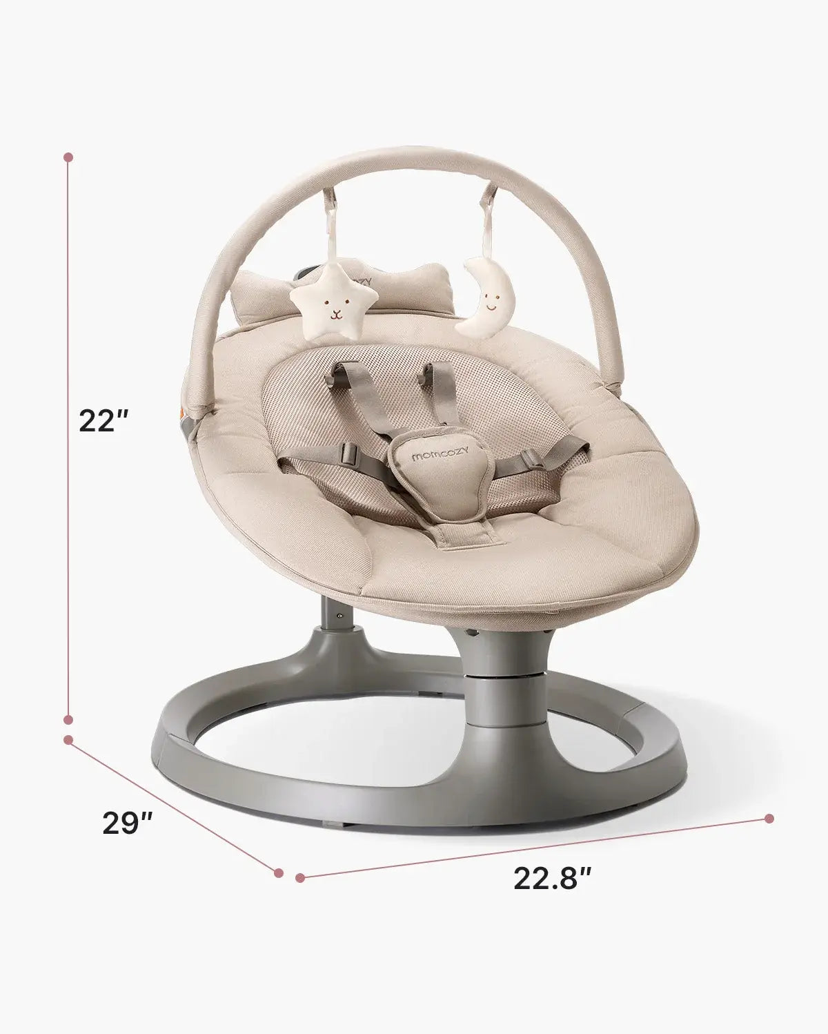 Momcozy 2-in-1 Electric Baby Swing - view 6
