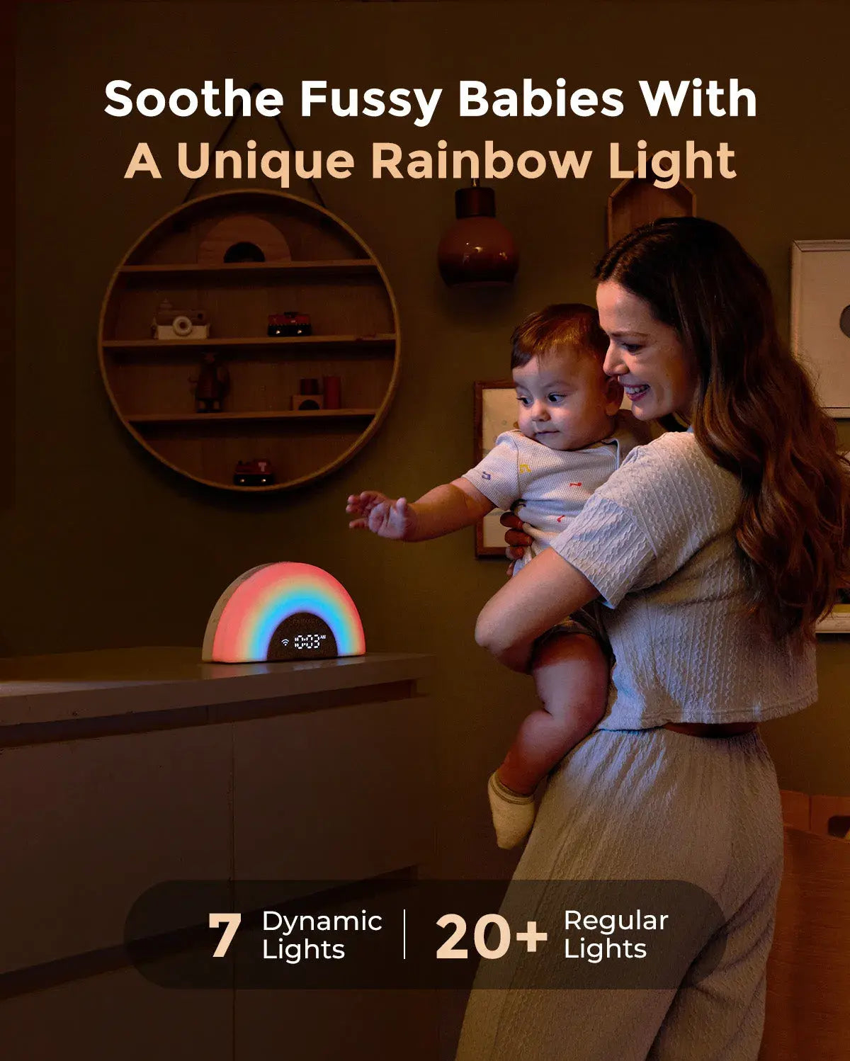 Momcozy DreamSync Smart Baby Sound Machine with Night Light - view 11