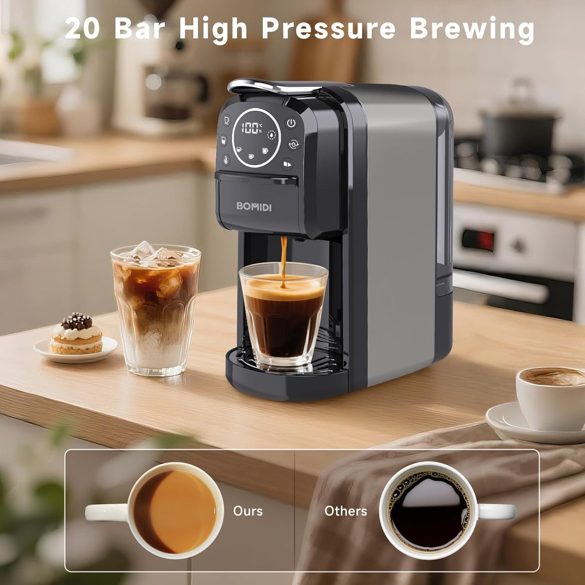 3-in-1 Smart Capsule Coffee Machine, photo 9 of 9, Oasis Store Qatar