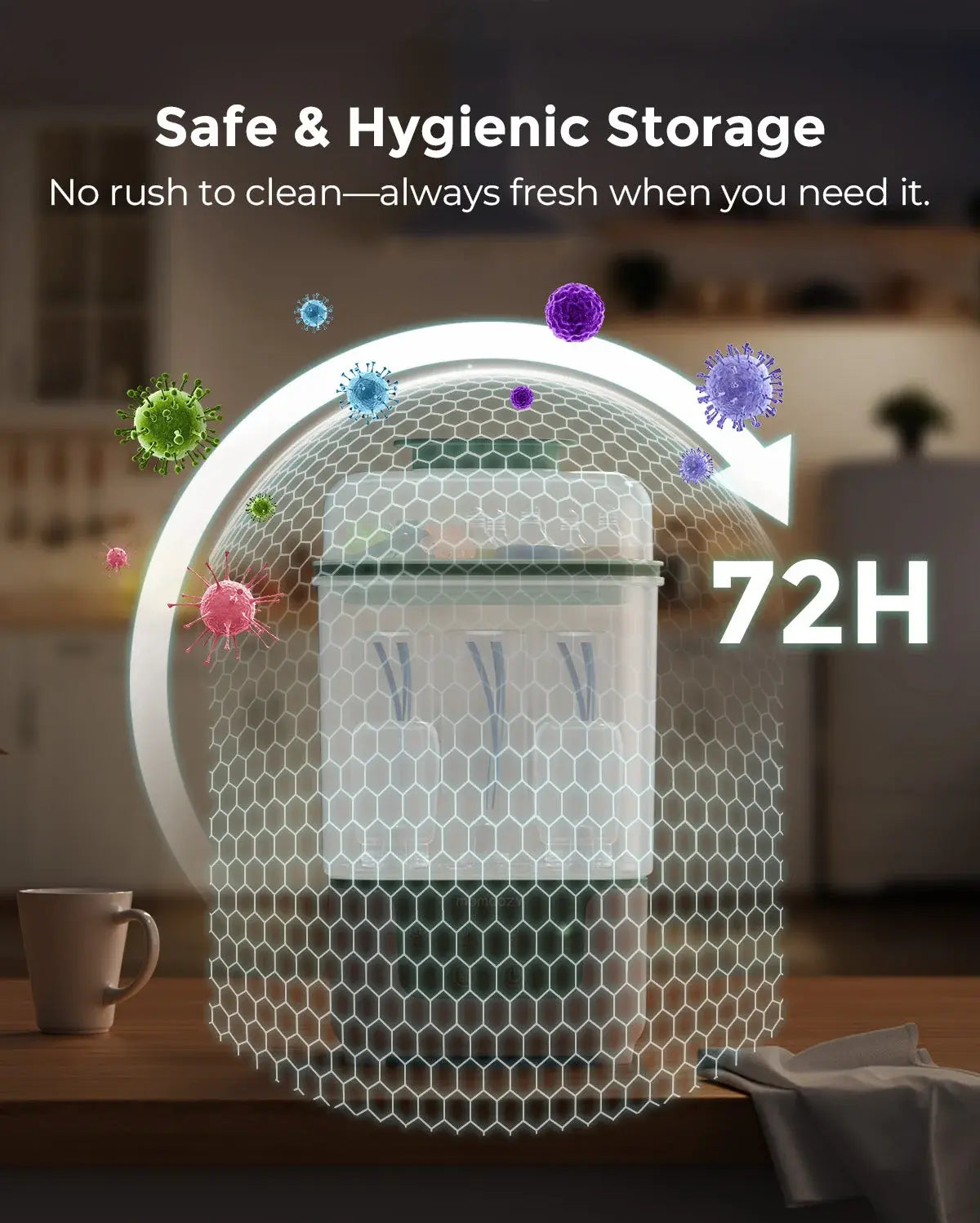 Momcozy 4-in-1 Compact Bottle Sterilizer and Dryer - view 9