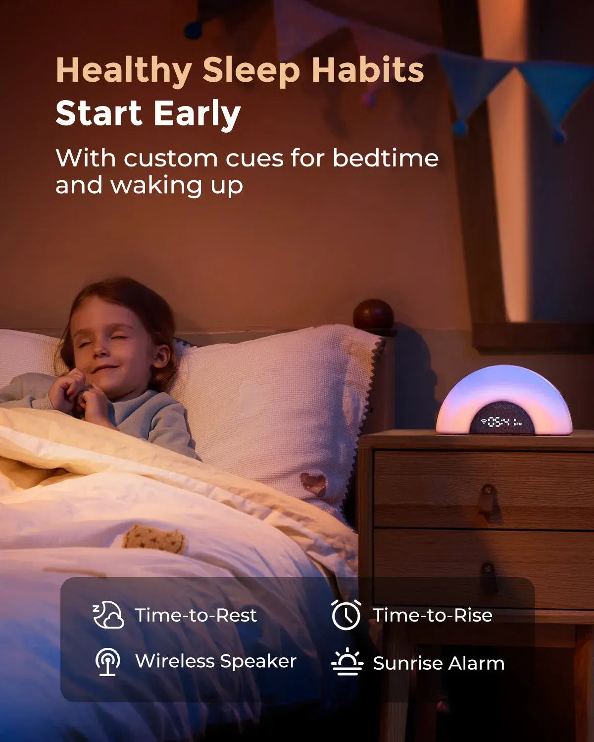 Momcozy DreamSync Smart Baby Sound Machine with Night Light - view 4