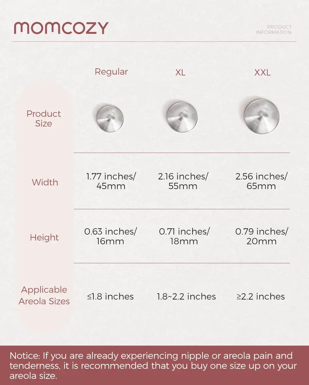 Momcozy 999 Silver Nipple Shields, Perforated - view 7