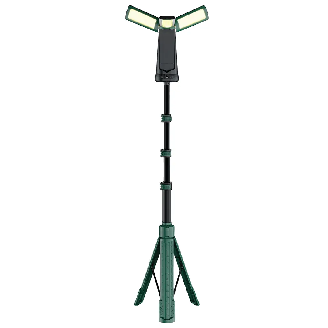 Green Lion Trio Beam Lite Tripod Camping Light, Green