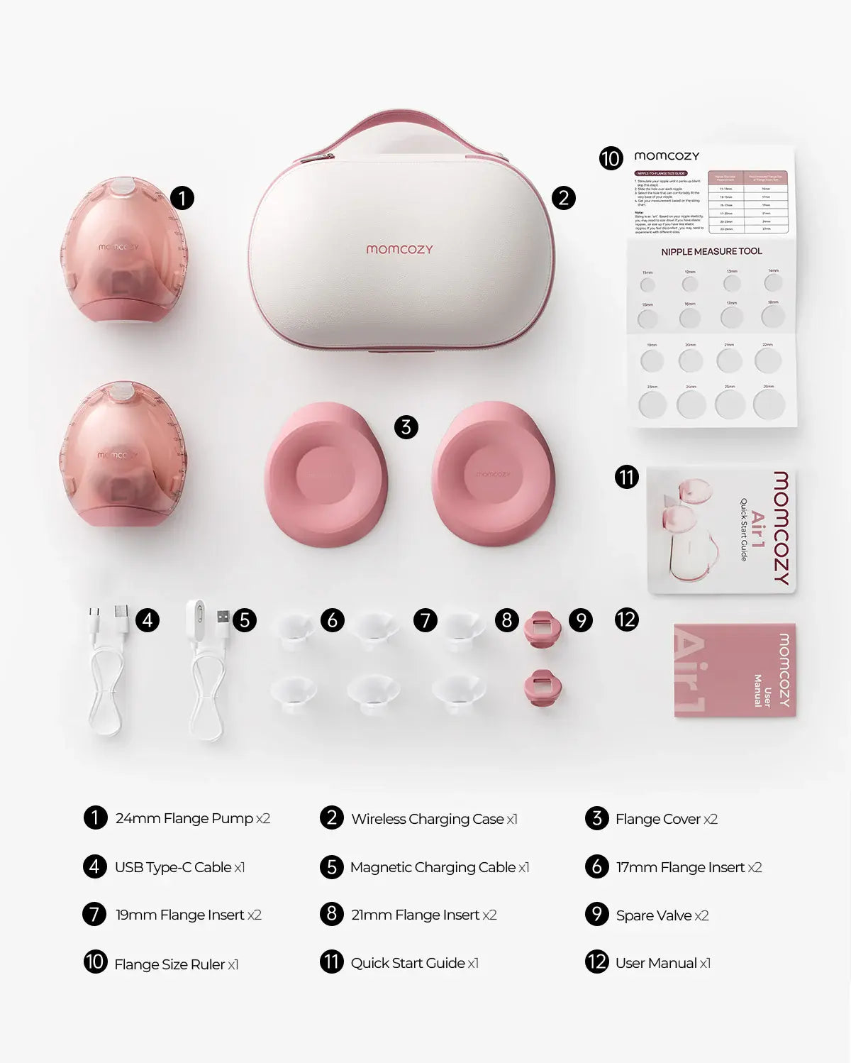Momcozy Air 1 Ultra-Slim Wearable Breast Pump - view 6
