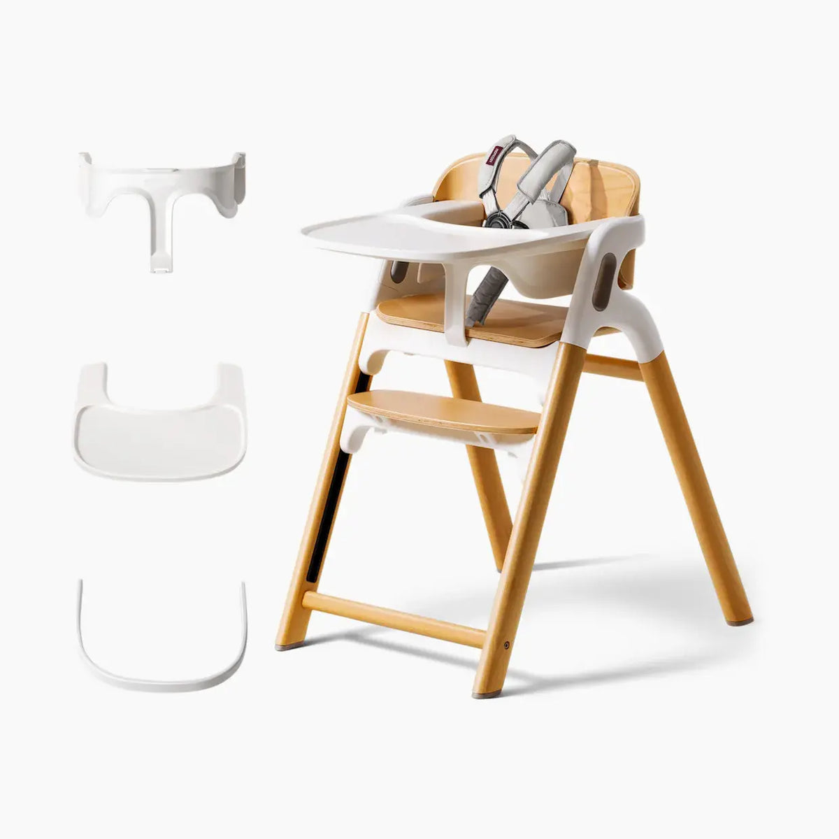 Momcozy DinerPal 5-in-1 Wooden High Chair