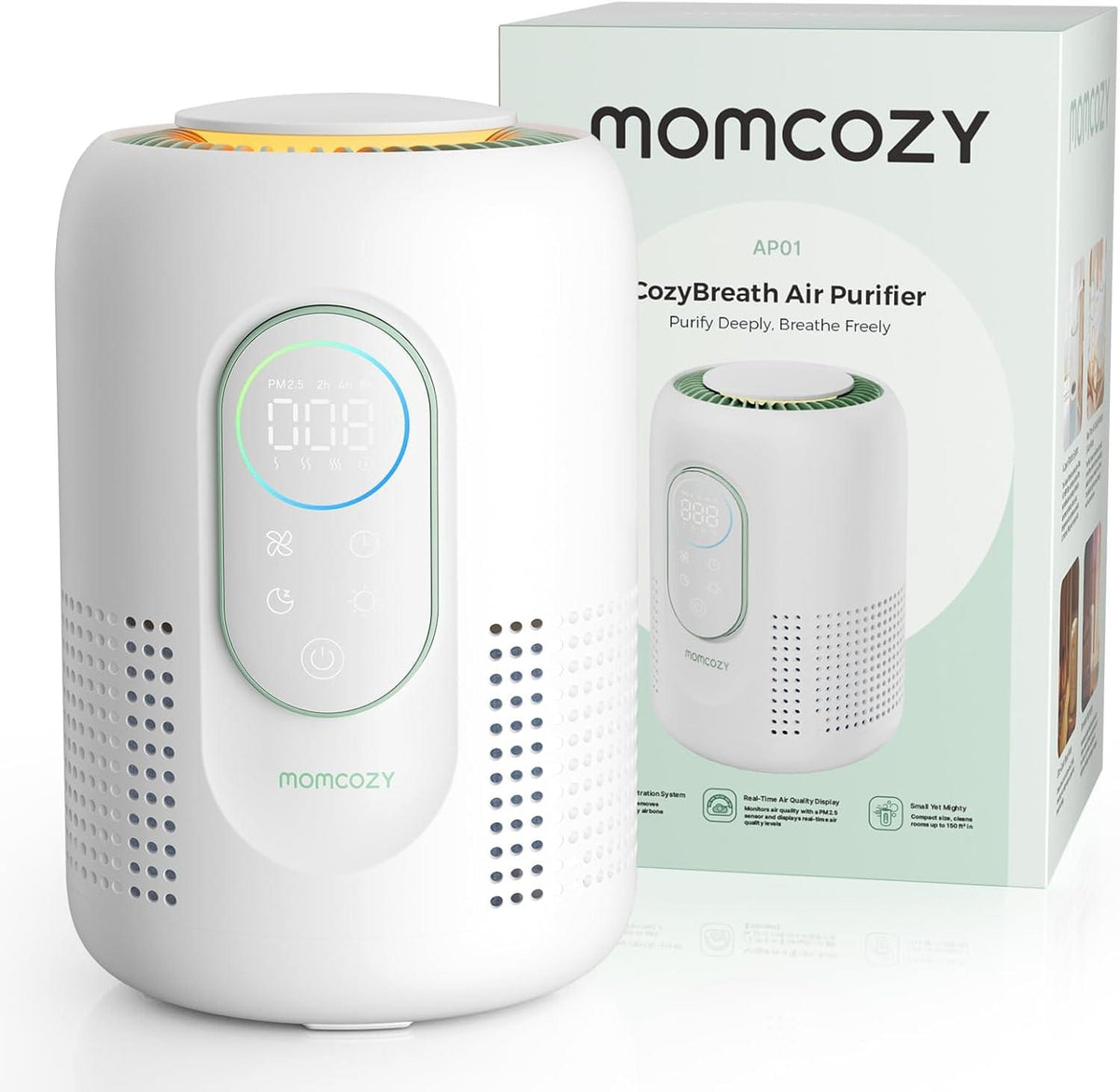 Momcozy CozyBreath Nursery Air Purifier with H13 HEPA