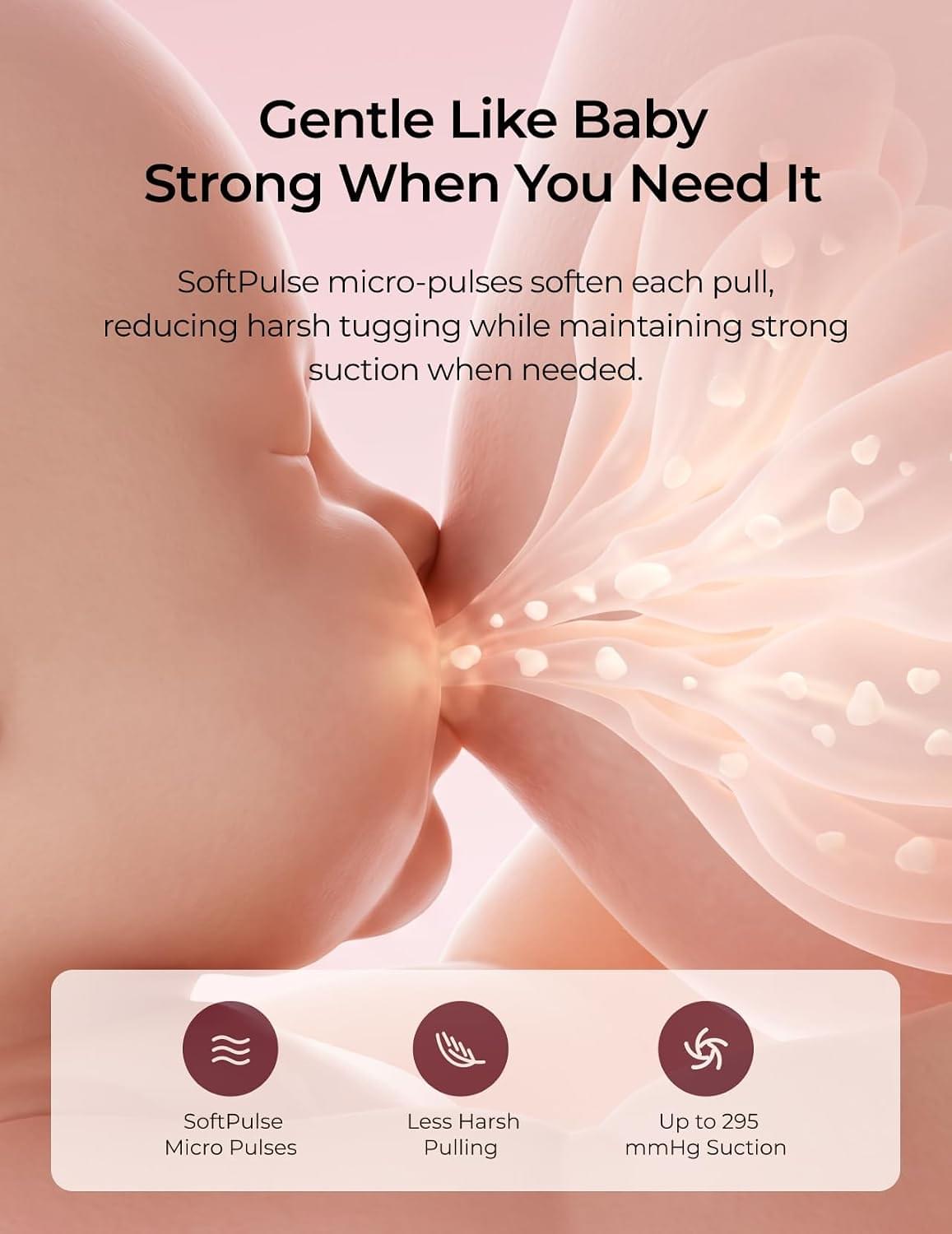 Momcozy Wellness 1 Warm Massage Wearable Breast Pump - view 7
