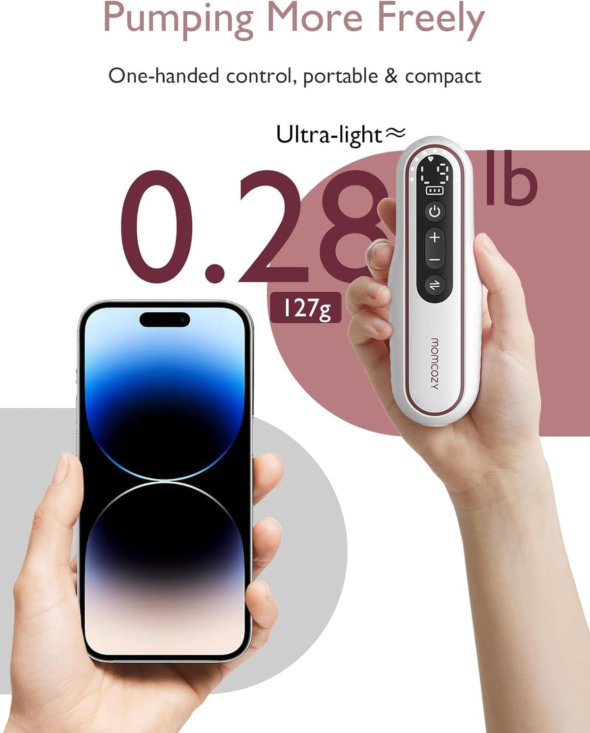 Momcozy V2 Hands-Free Wearable Breast Pump - view 5