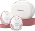 Momcozy M6 Wearable Breast Pump, Maroon