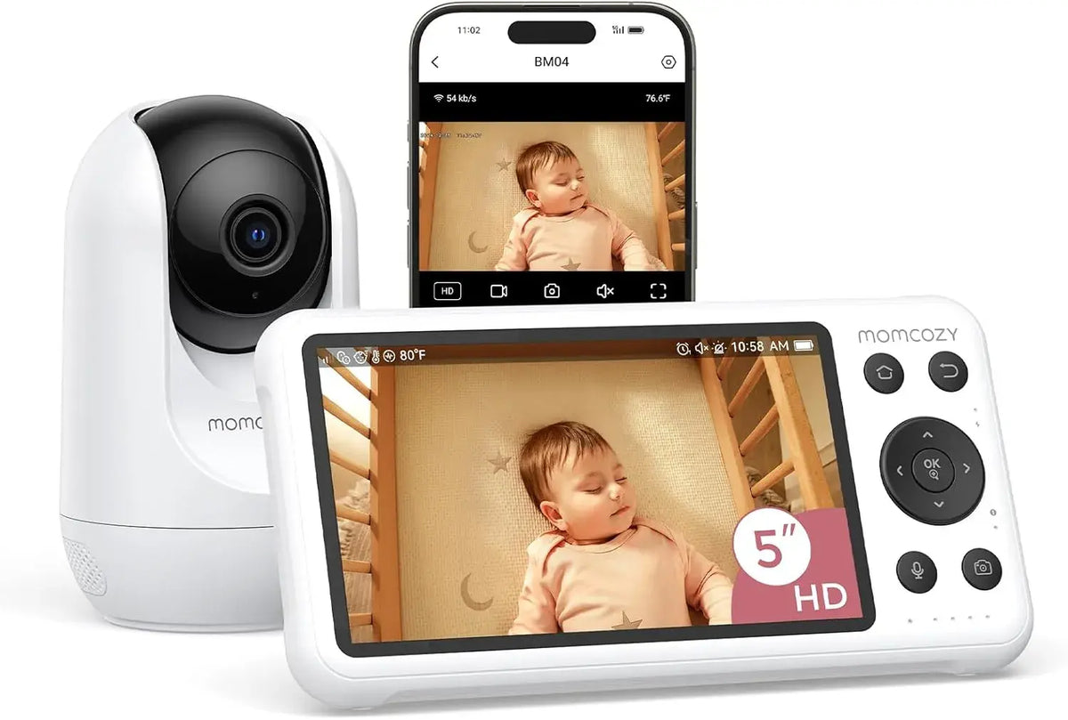 Momcozy 5-Inch Dual-Mode Smart Baby Monitor
