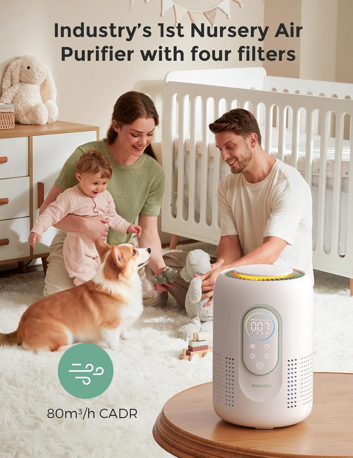 Momcozy CozyBreath Nursery Air Purifier with H13 HEPA - view 2
