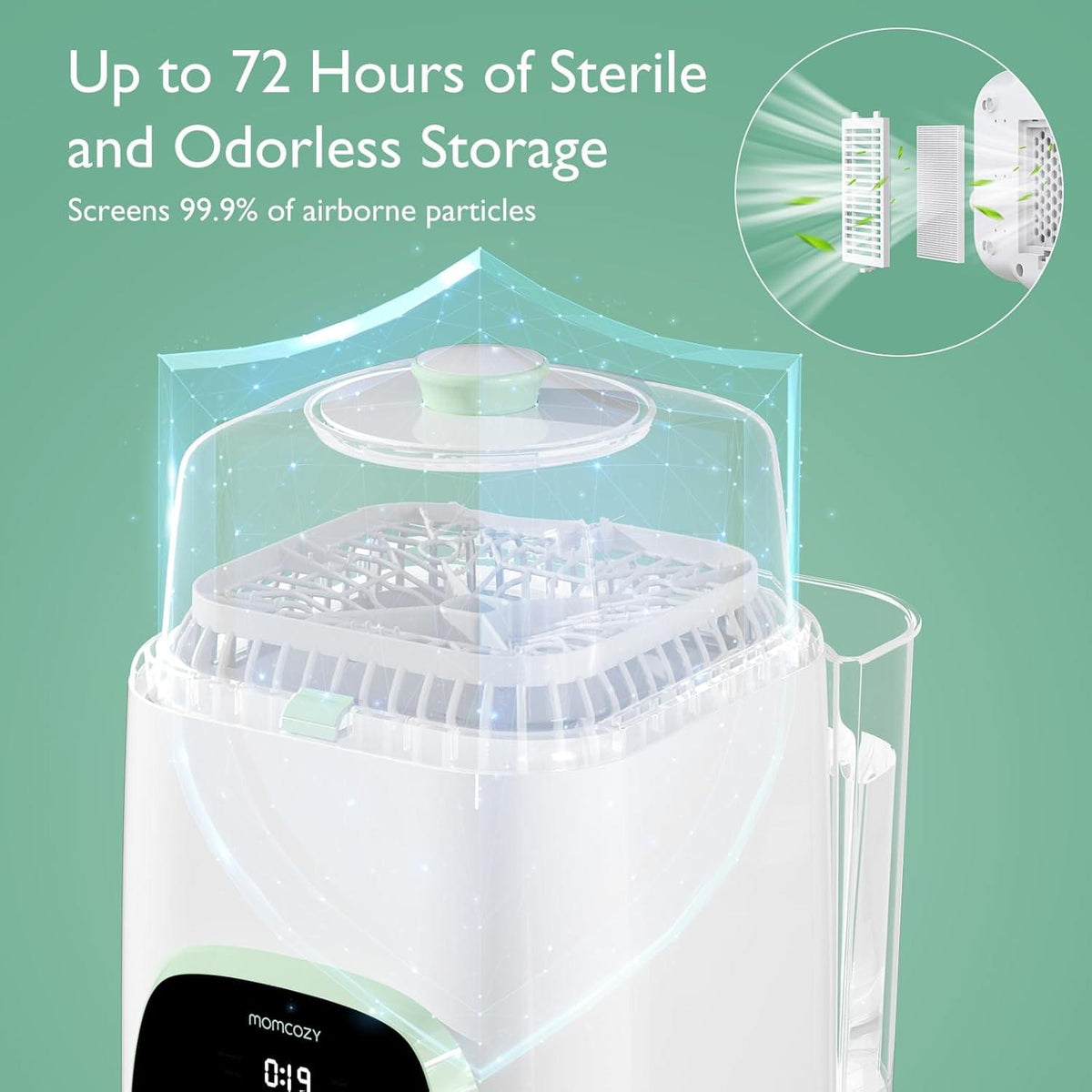 Momcozy KleanPal Pro Baby Bottle Washer and Sterilizer - view 5