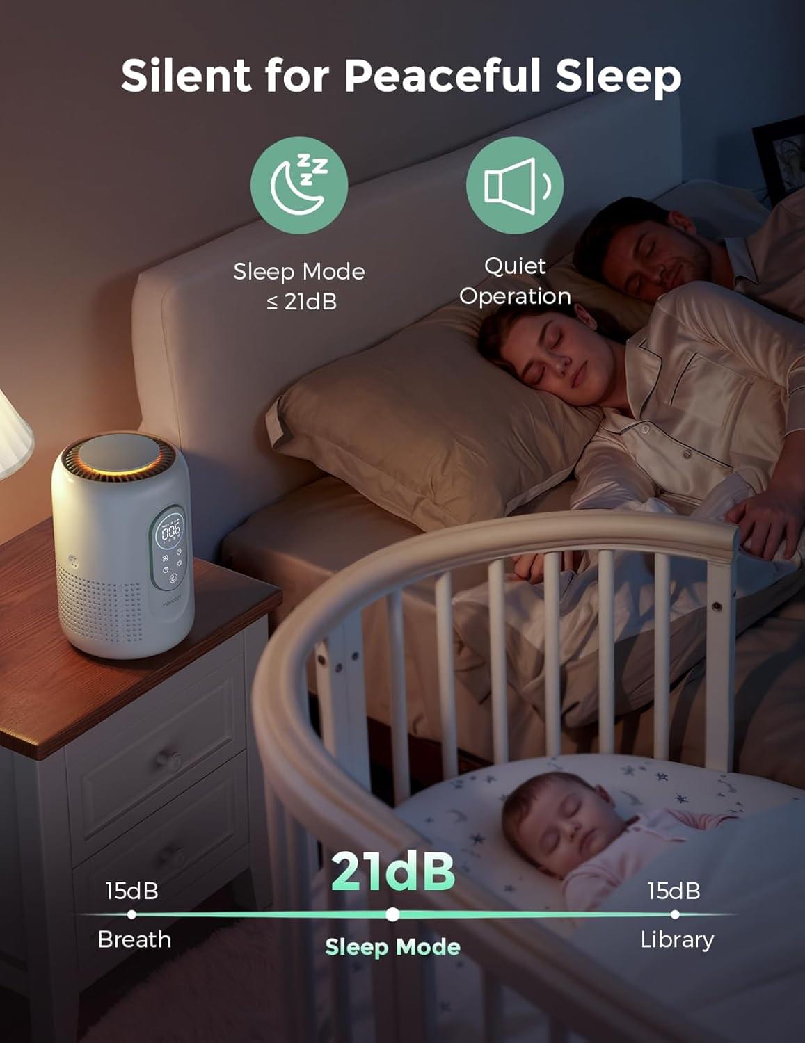 Momcozy CozyBreath Nursery Air Purifier with H13 HEPA - view 5