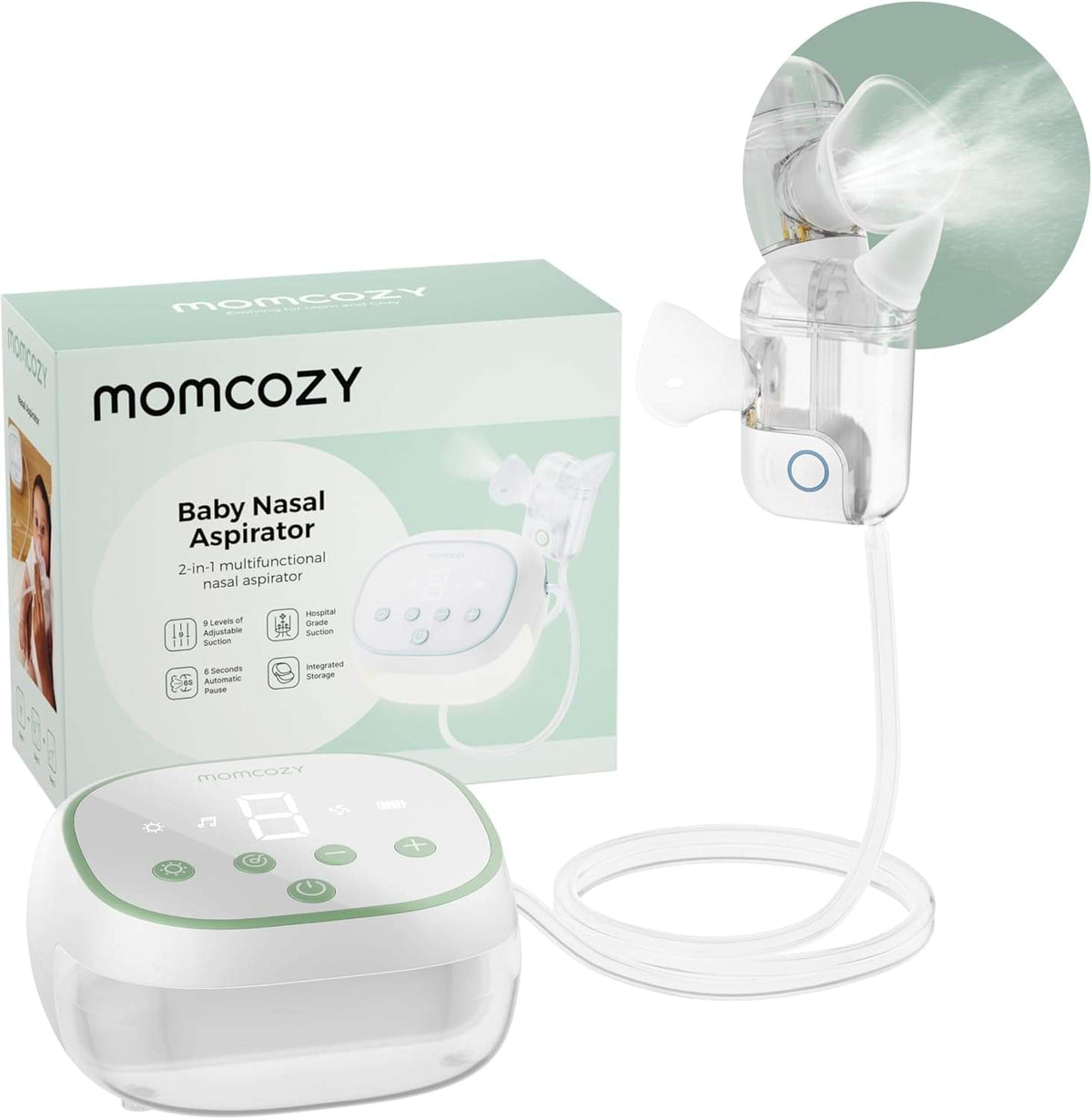 Momcozy BreezyClear Pro Electric Nasal Aspirator