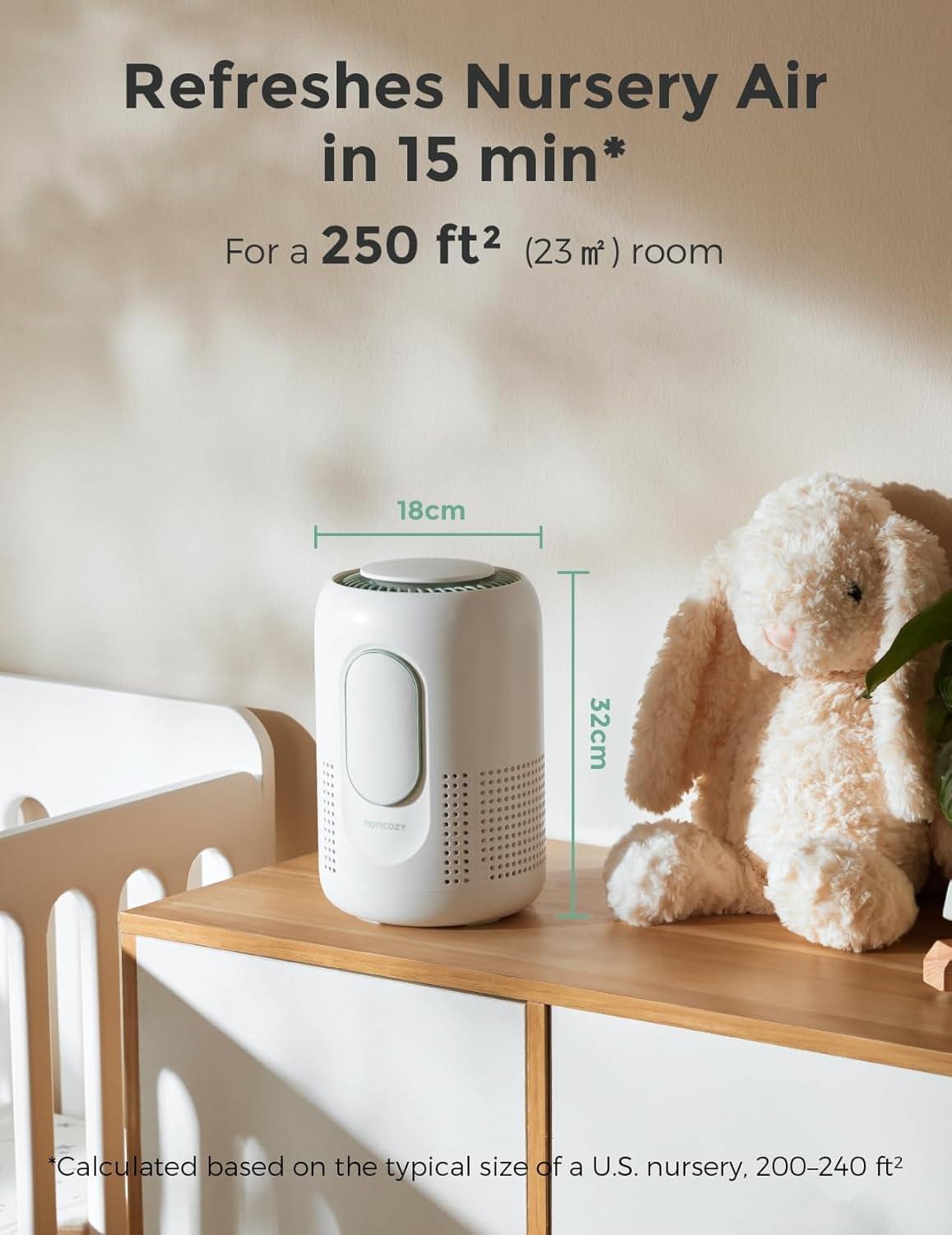 Momcozy CozyBreath Nursery Air Purifier with H13 HEPA - view 7