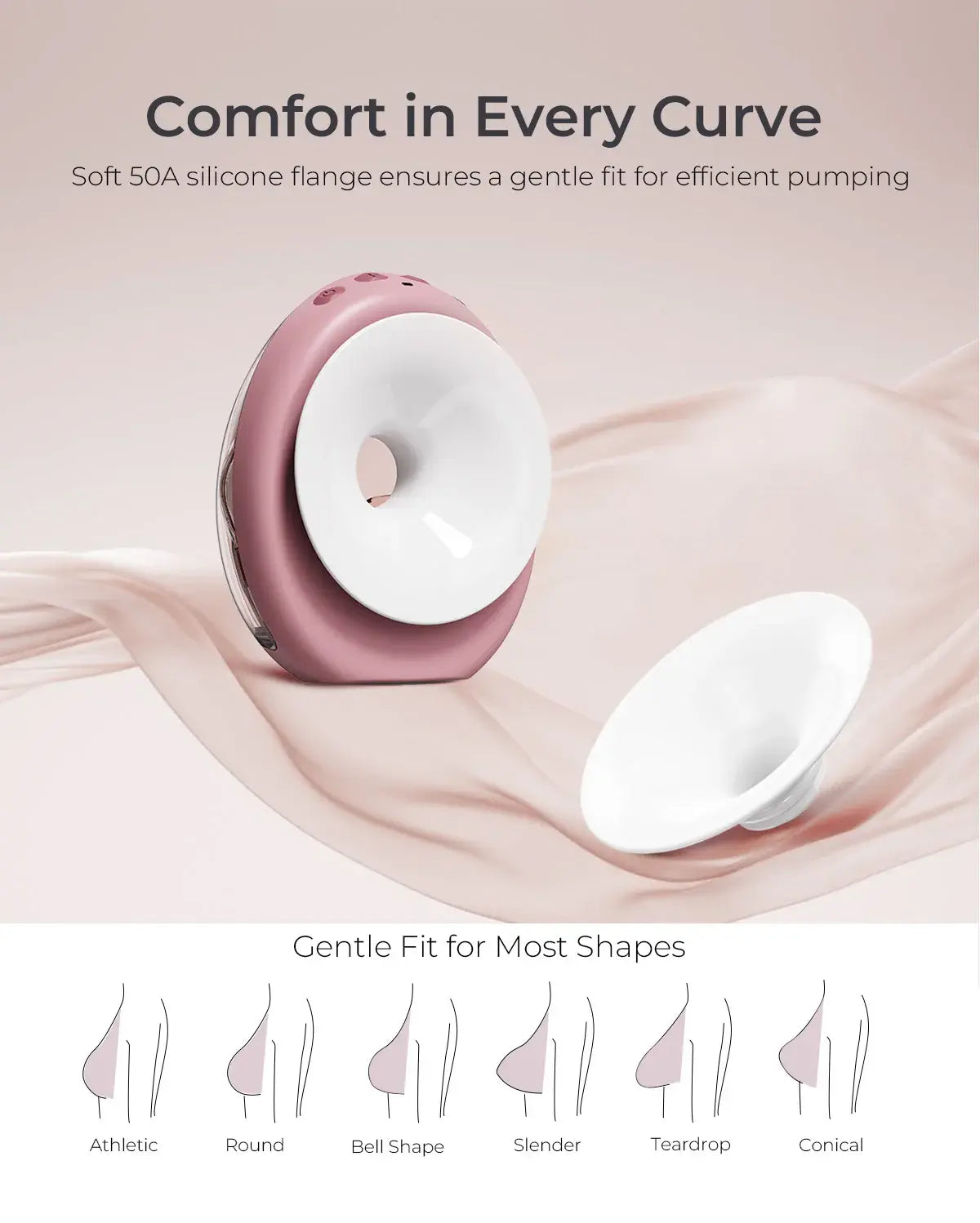 Momcozy Air 1 Ultra-Slim Wearable Breast Pump - view 4