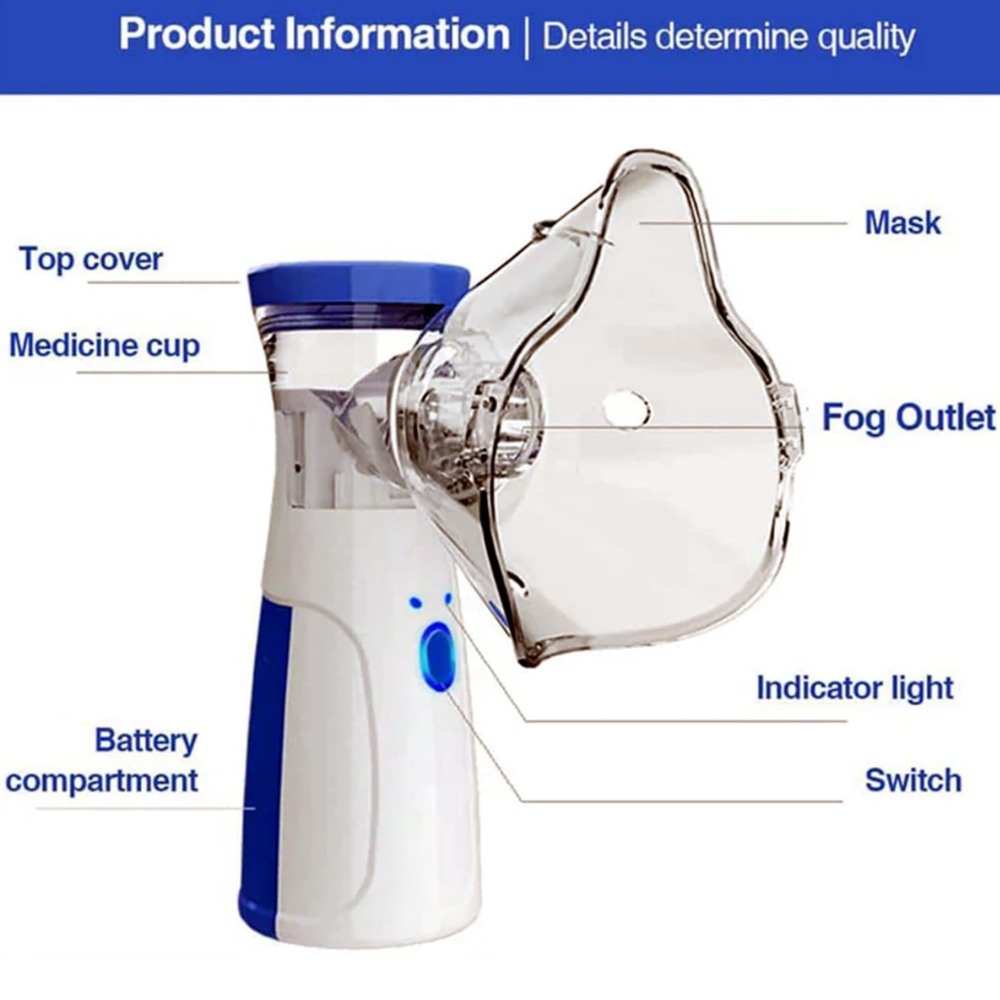 JSL Portable Mesh Nebulizer, W302