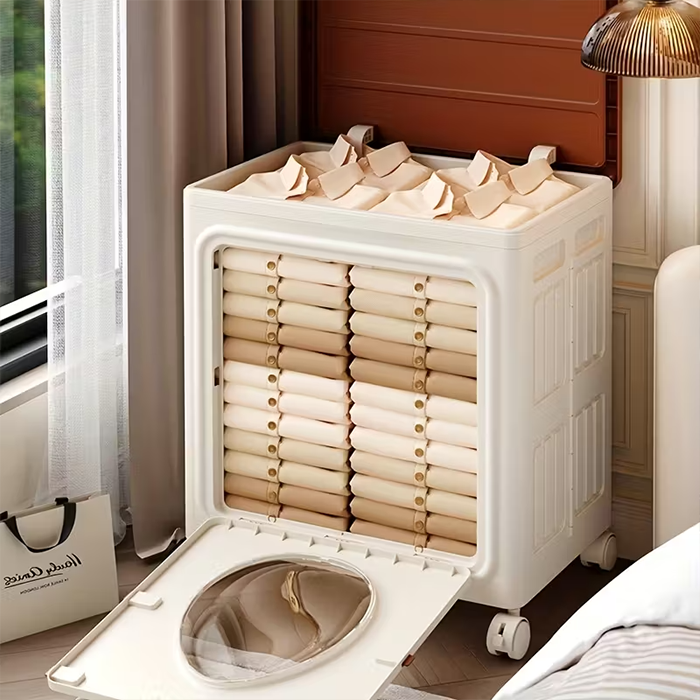 Qsales Foldable Cloth Storage Organizer Box