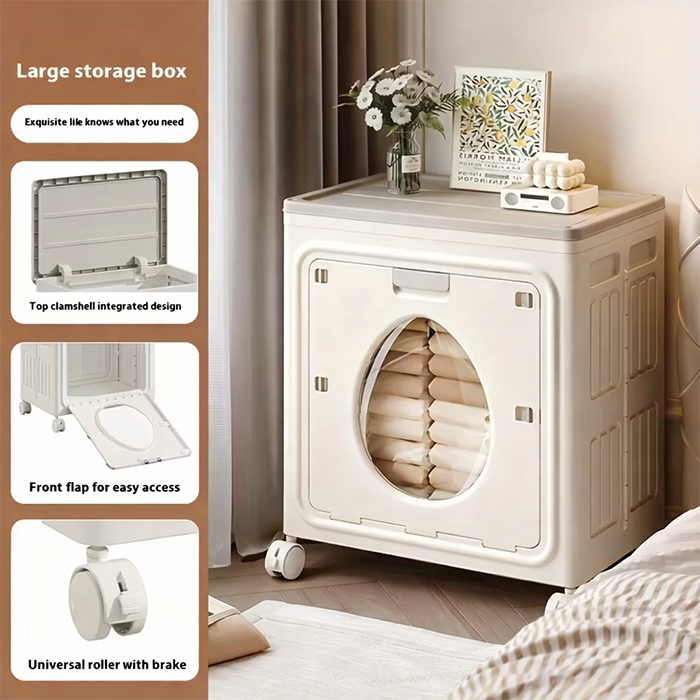 Qsales Foldable Cloth Storage Organizer Box