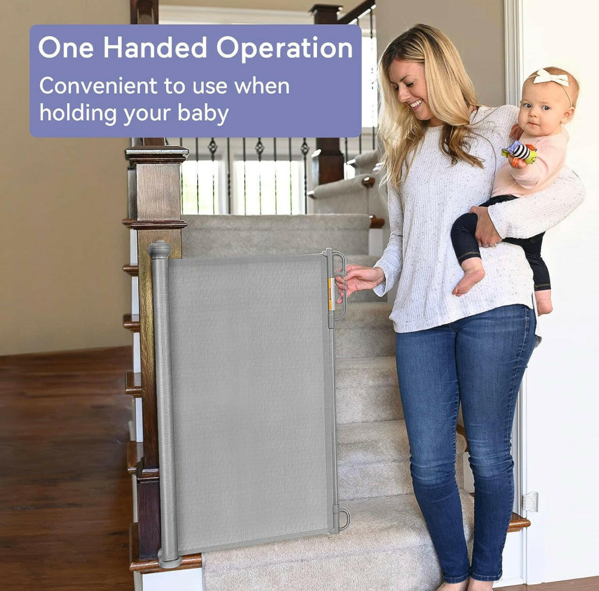 Momcozy Retractable Baby Gate - view 3