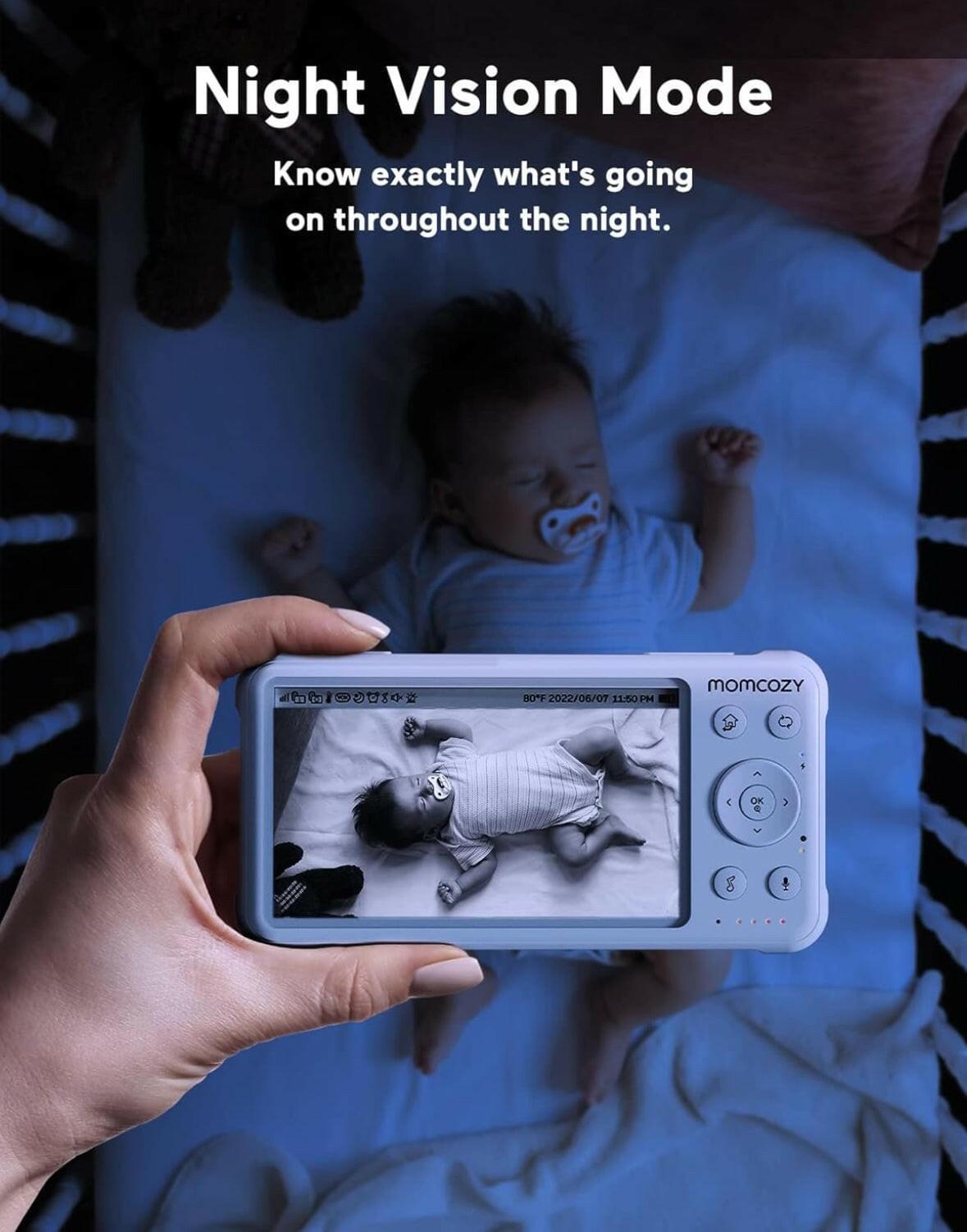 Momcozy 5-Inch 1080P Video Baby Monitor with Two-Way Audio - view 4