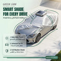 Green Lion Solar Auto Car Cover, Grey