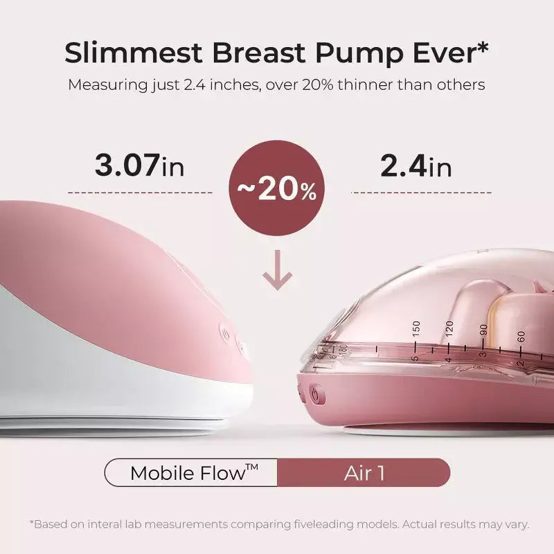 Momcozy Air 1 Ultra-Slim Wearable Breast Pump, Gold - view 5