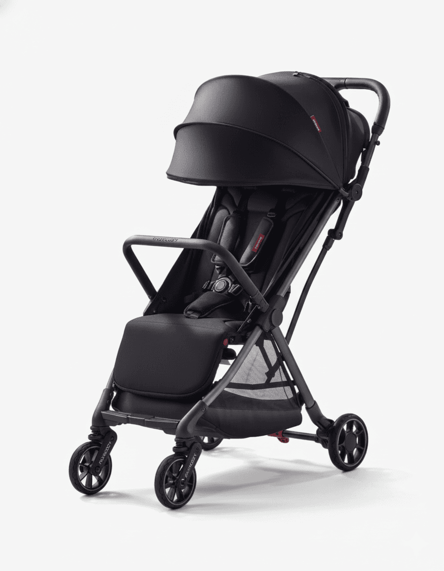 Momcozy ClickGo Lightweight Travel Stroller, Black