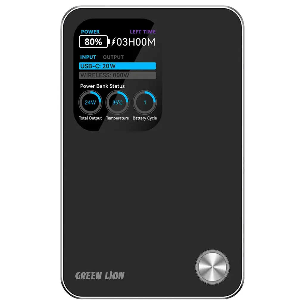 بنك طاقة Green Lion G-Mag 3 في 1