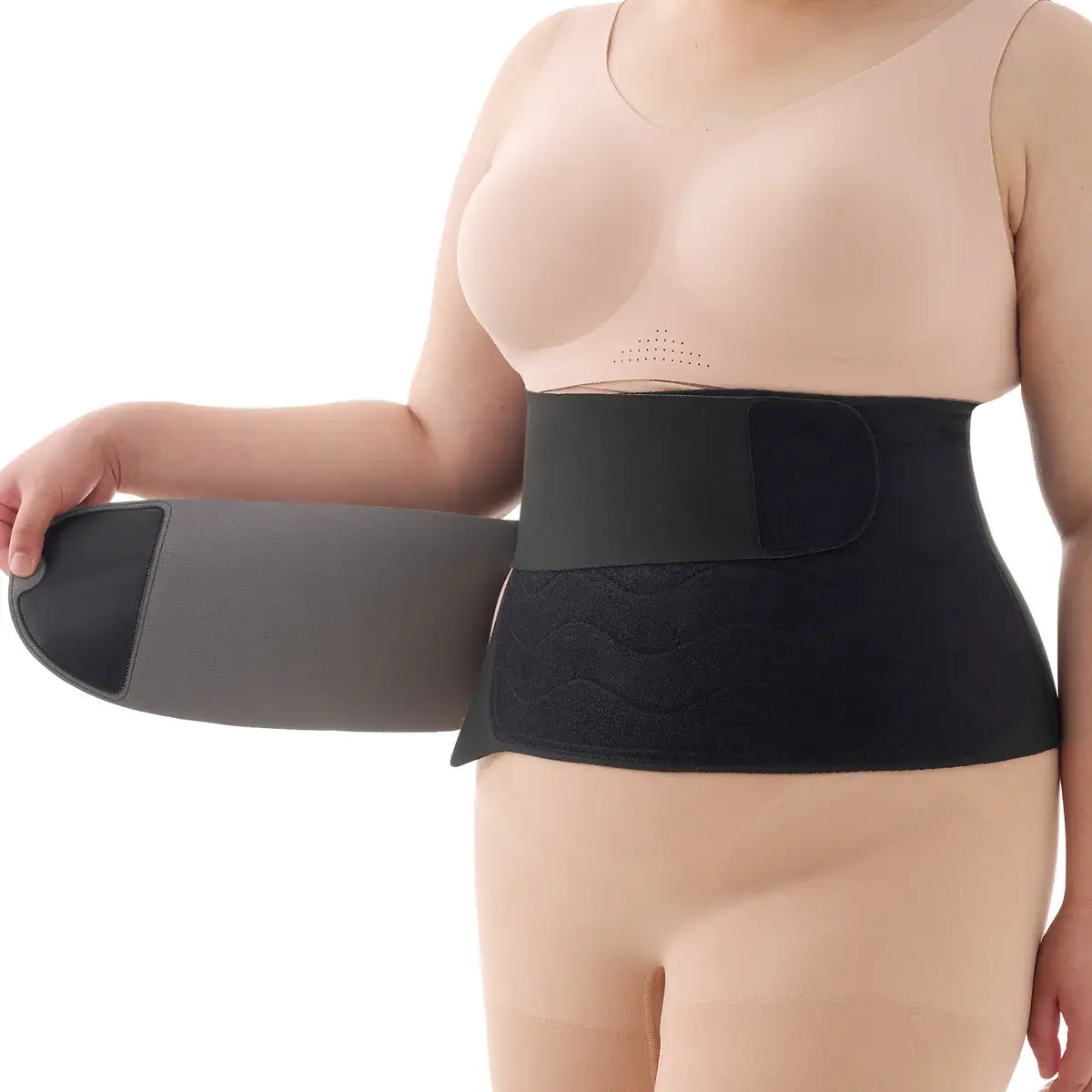 Momcozy Postpartum Belly Wrap, Petite, Black