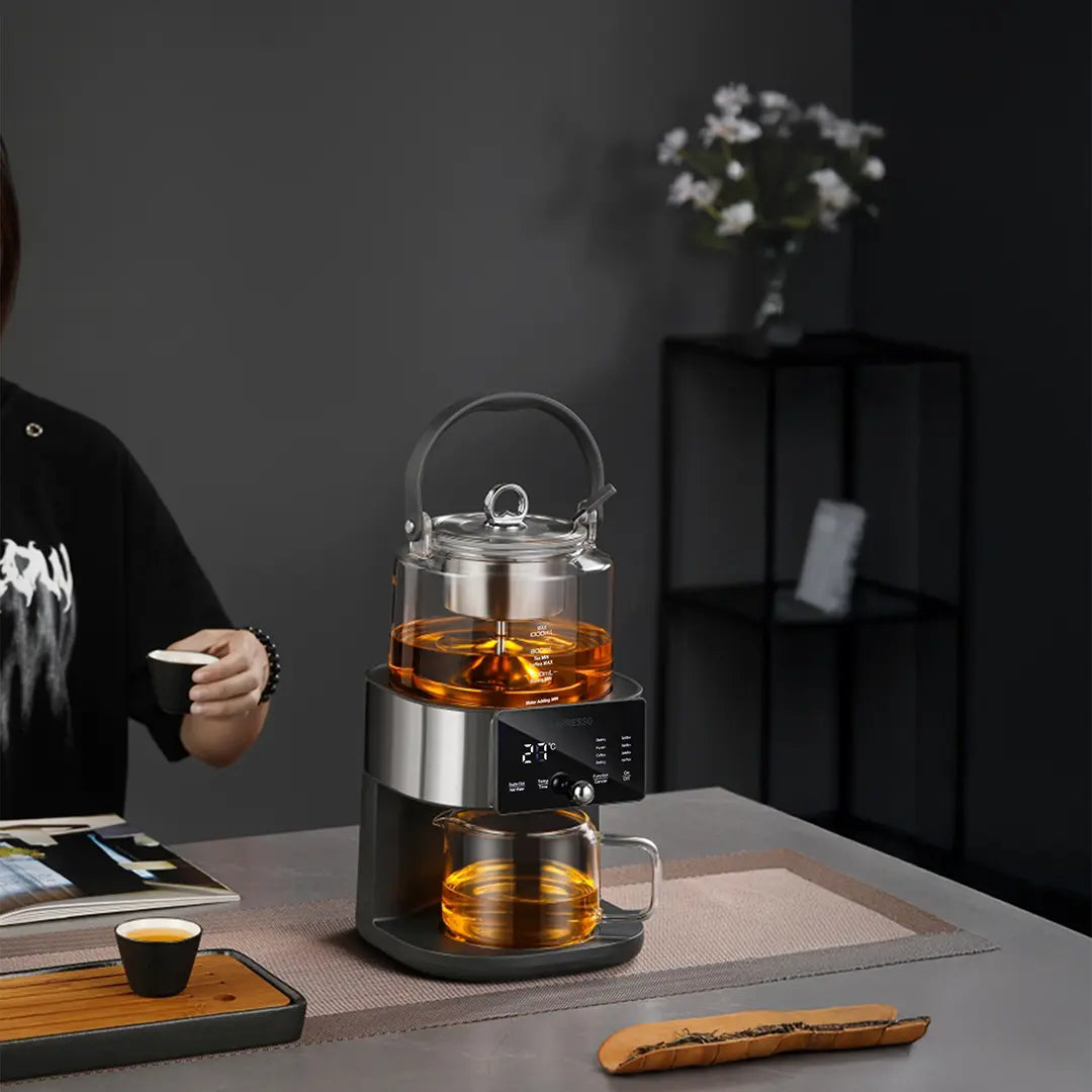LePresso Brewfinity Tea and Coffee Brewer with Digital Display, Black
