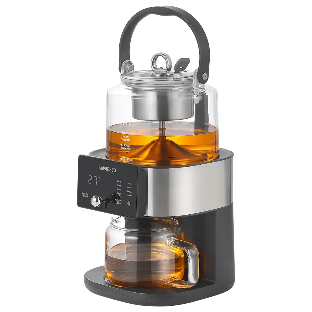 LePresso Brewfinity Tea and Coffee Brewer with Digital Display, Black