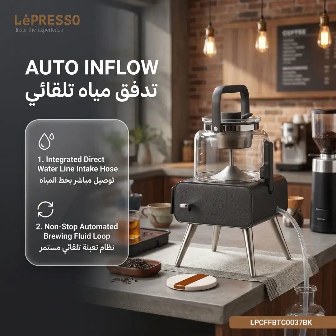 Lepresso Brewify Tea Brewer with Digital Display, Black