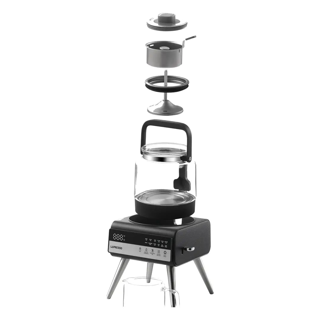 Lepresso Brewify Tea Brewer with Digital Display, Black