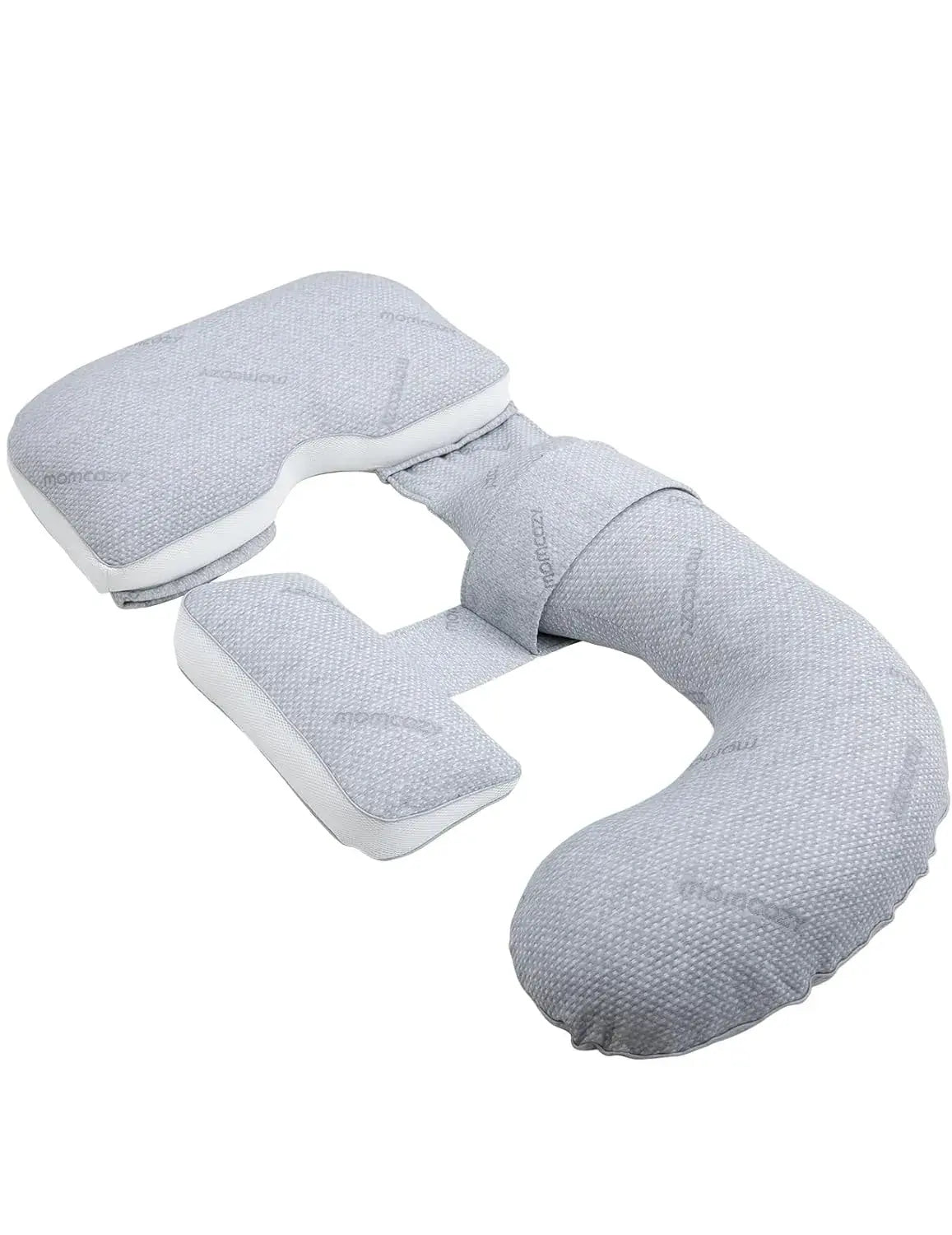 Momcozy G-Shaped Pregnancy Pillow, Grey - view 6