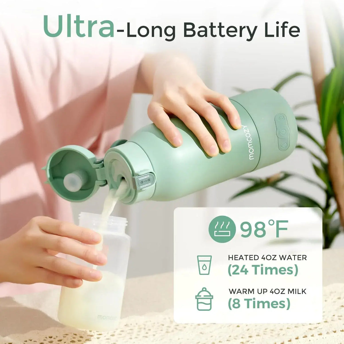 Momcozy Portable Breast Milk and Water Warmer, 500ml - view 3