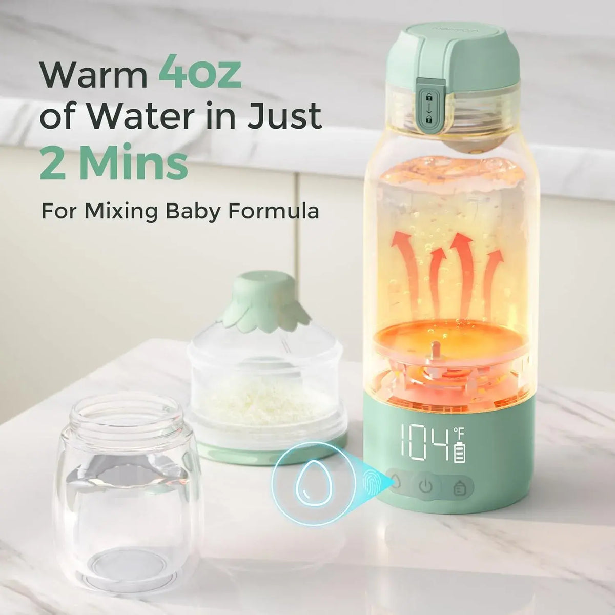 Momcozy Portable Breast Milk and Water Warmer, 500ml - view 7