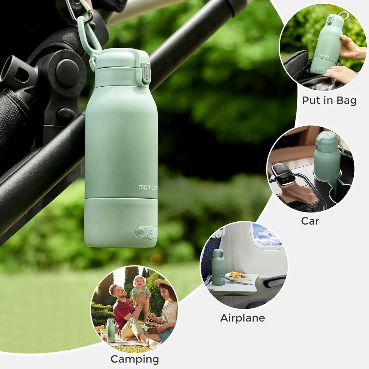 Momcozy Portable Breast Milk and Water Warmer, 500ml - view 5