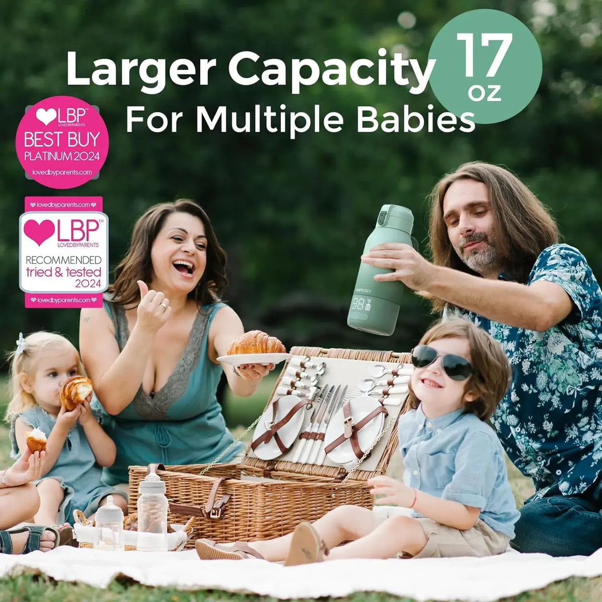 Momcozy Portable Breast Milk and Water Warmer, 500ml - view 2