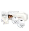 Momcozy M5 Wearable Breast Pump with 50 Milk Storage Bags, Grey - view 2