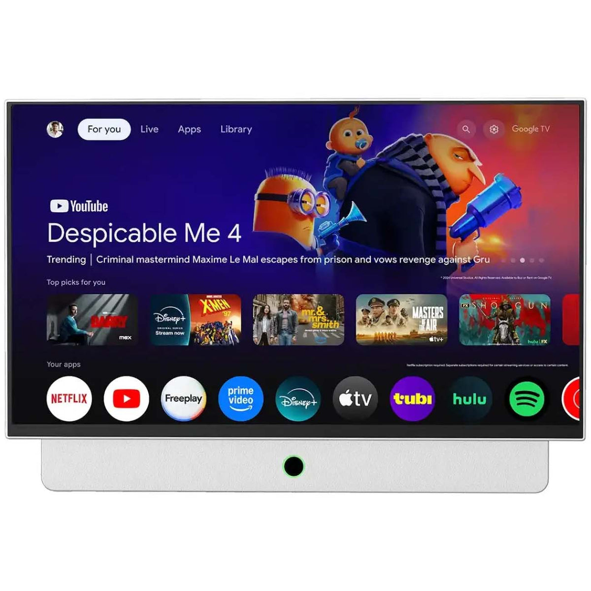 Powerology Portable Smart TV, White
