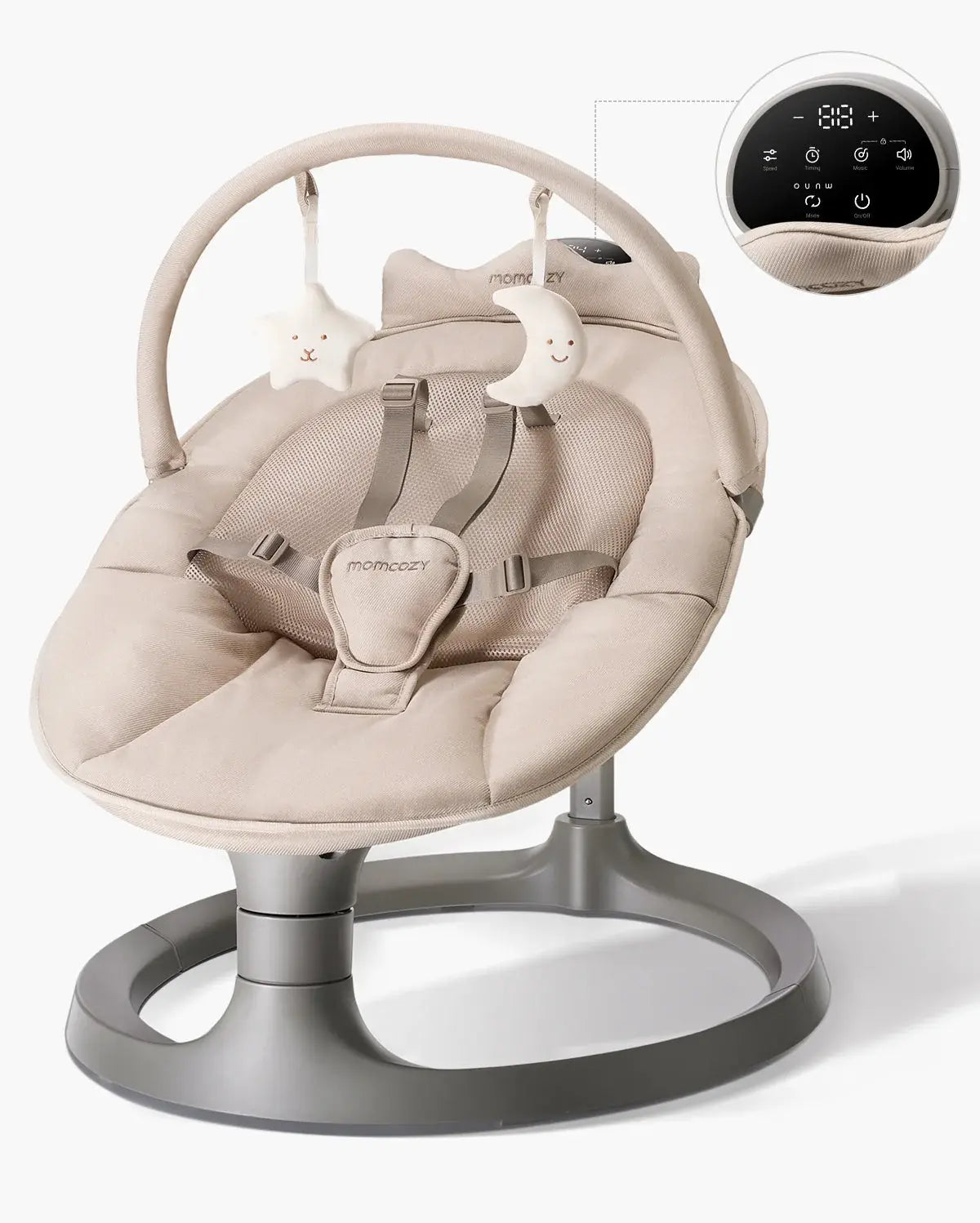 Momcozy 2-in-1 Electric Baby Swing - view 10