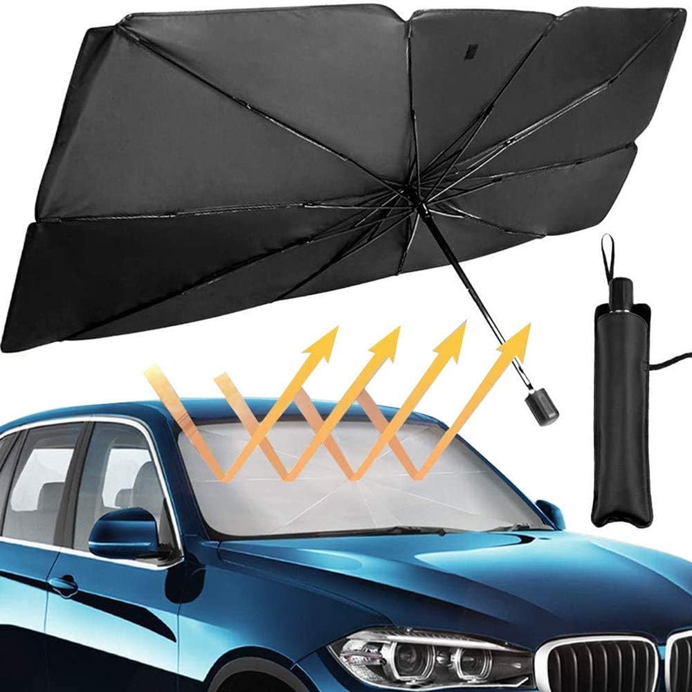 Qmax Car Sunshade Umbrella Foldable Cover