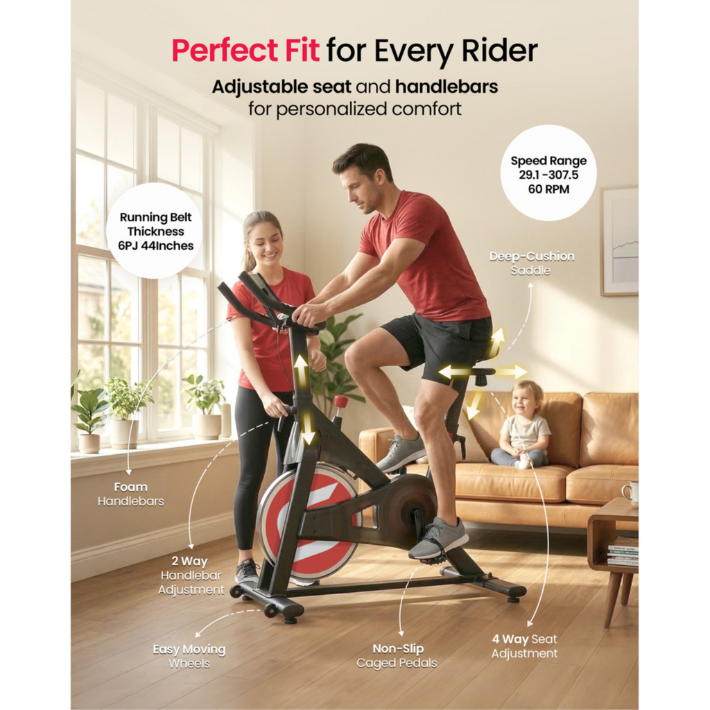 Sparnod Fitness Magnetic Spin Bike, SSB-10N