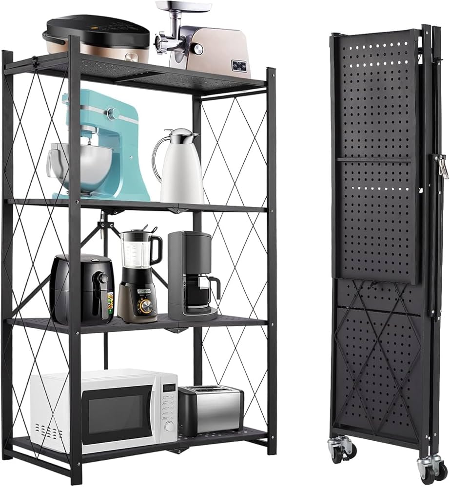 Foldable 5-Tier Metal Storage Shelf, photo 3 of 5, Oasis Store Qatar