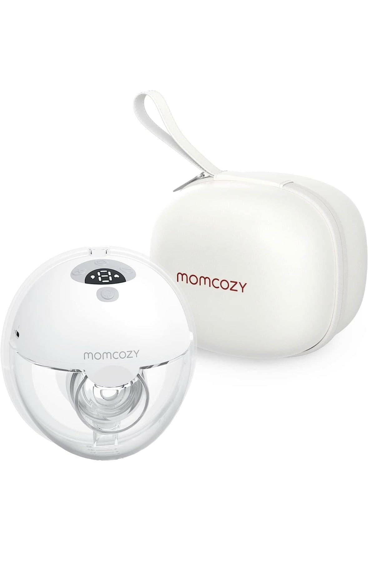 Momcozy M5 Wearable Breast Pump, Grey - view 2
