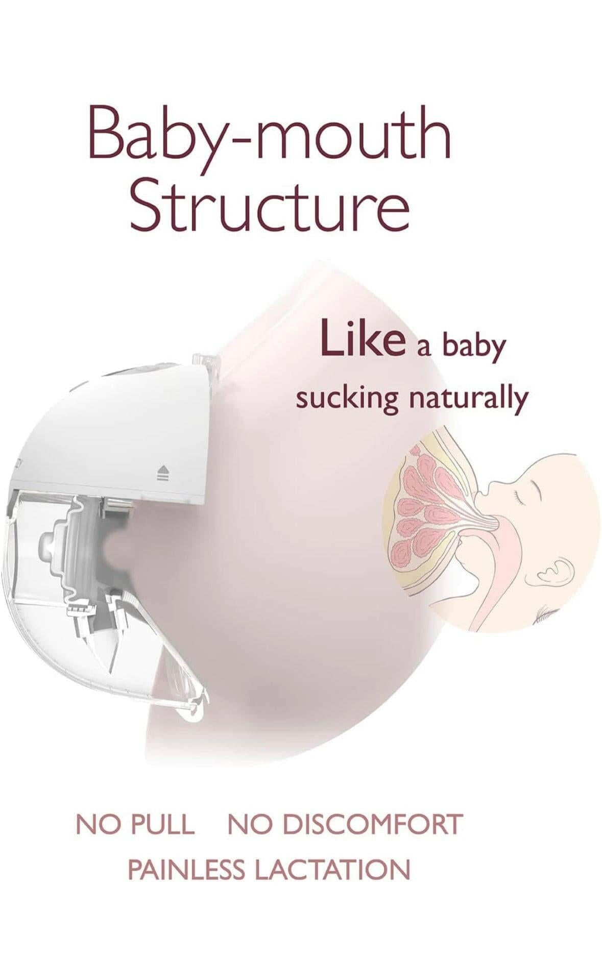Momcozy M5 Wearable Breast Pump, Grey - view 4